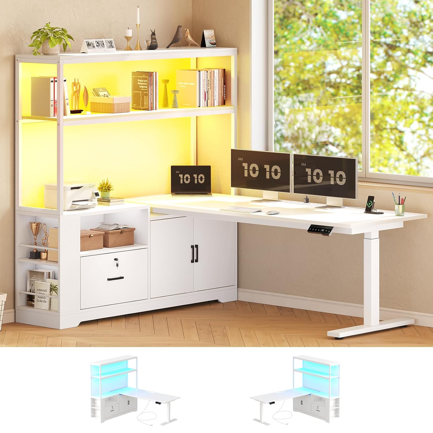 Gaming Desk With Hutch - 56.7