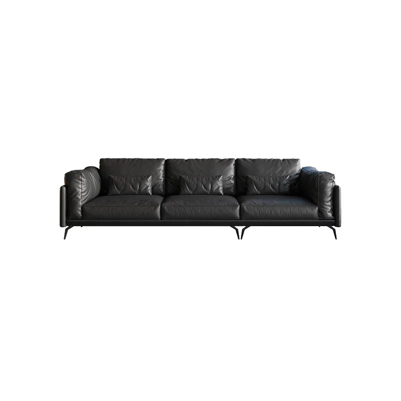 Office Furniture First - Leather office sofa first layer cowhide