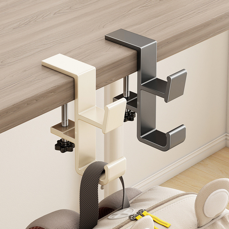Gaming Desk With Hutch - Adjustable Desk Edge Hook Gaming Headset