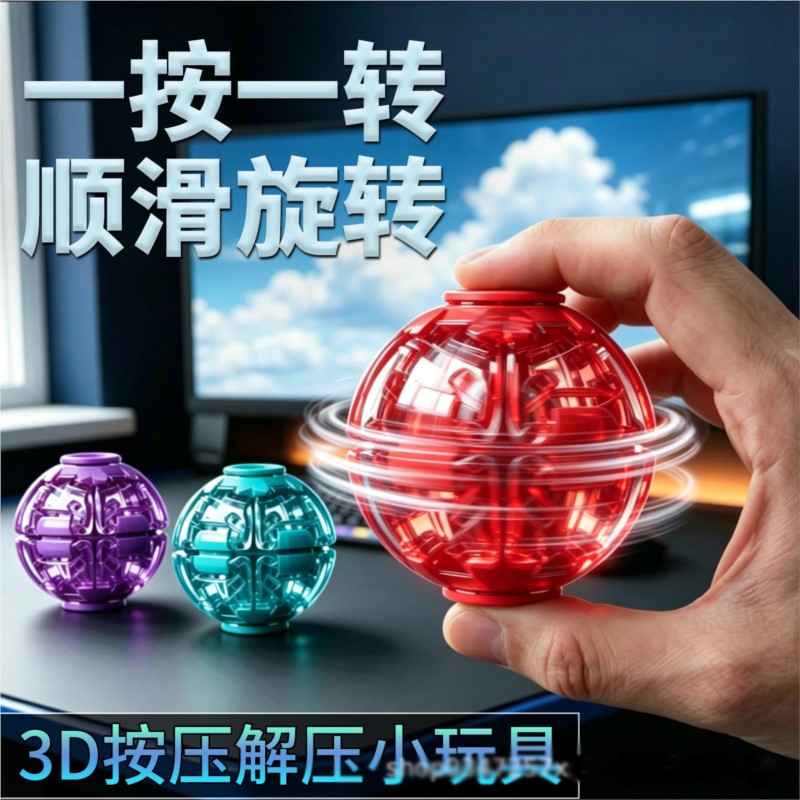 Office Furniture Brand - Stress Relief Ball Smooth Spin Fidget
