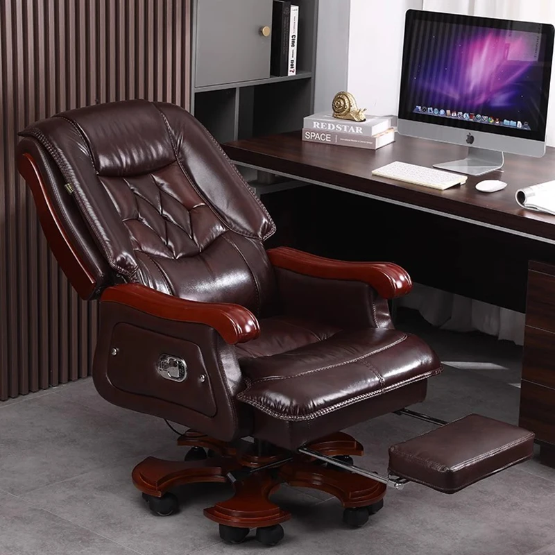 Office Furniture First - Leather Chair First Layer Cowhide Large