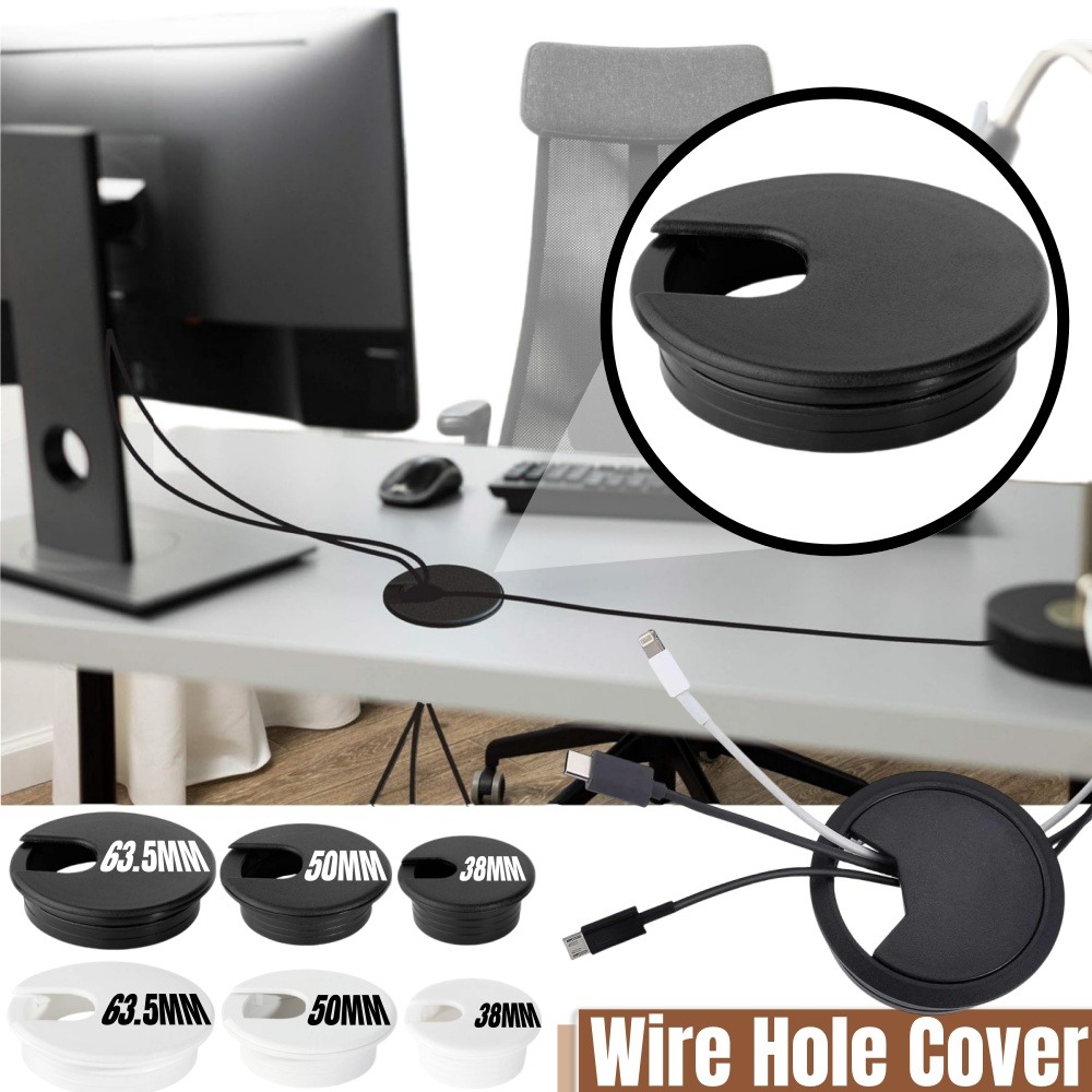Work Office Furniture - Plastic Wire Hole Cover 1.5/2/2.5 Inch