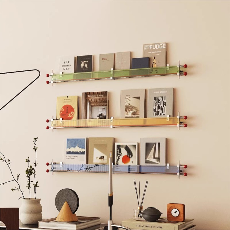 Office Furniture Brand - Wall Mounted Display Rack Book Acrylic