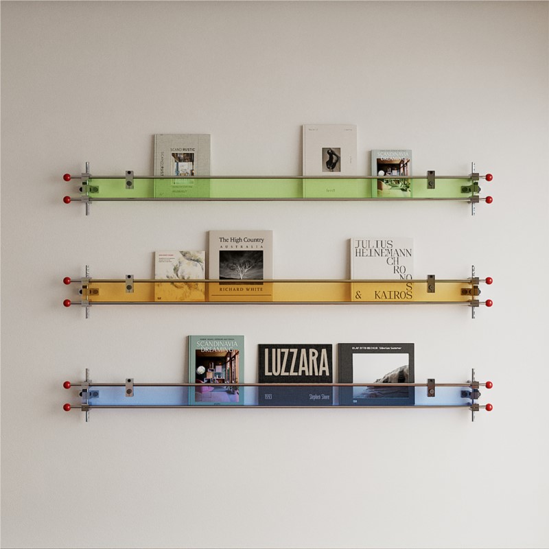 Office Furniture Brand - MOMO Acrylic Optical Axis Magazine Rack