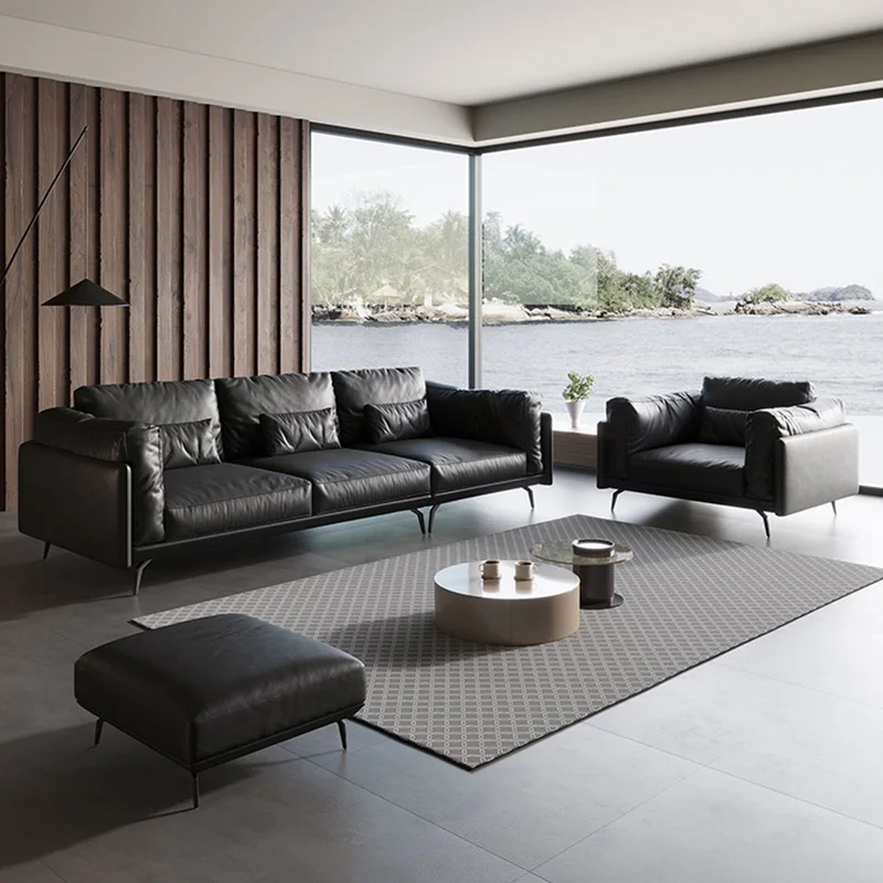 Leather office sofa first laye - Office Furniture First ulasan dan harga