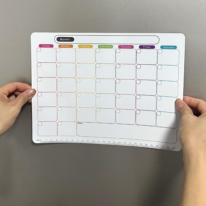Hot Sale Magnetic Refrigerator - Magnetic Whiteboard Calendar ulasan dan harga