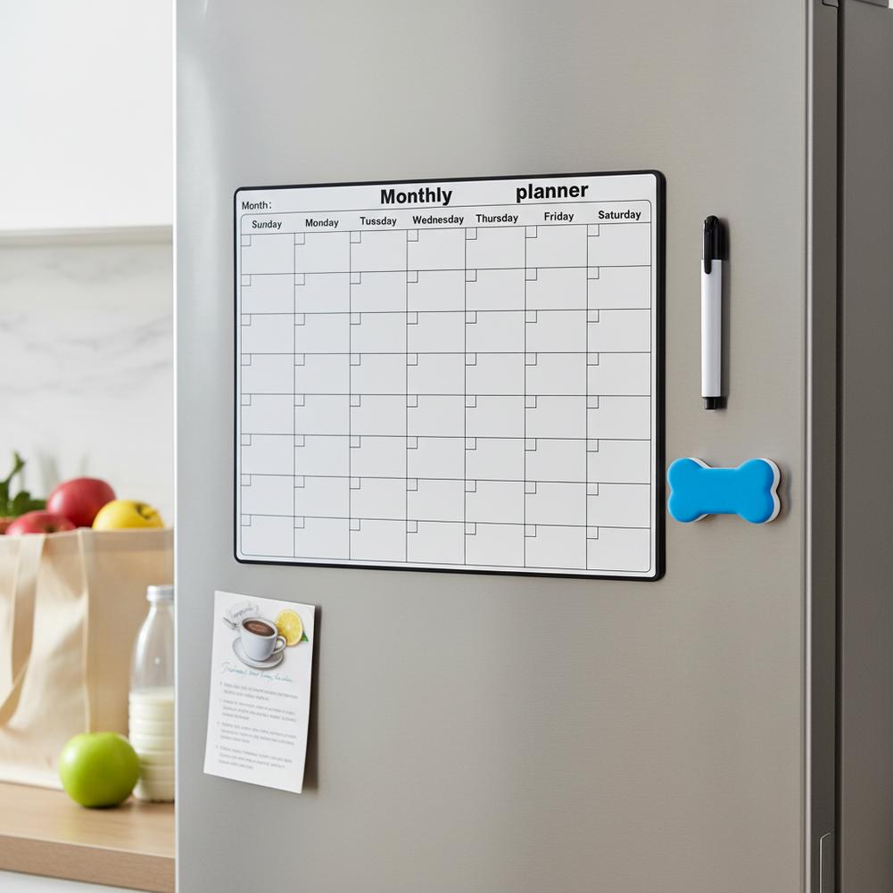Magnetic Refrigerator Dry Eras - Magnetic Whiteboard Calendar ulasan dan harga
