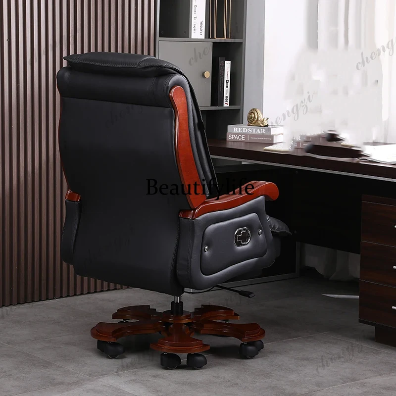 Leather Chair First Layer Cowh - Office Furniture First ulasan dan harga