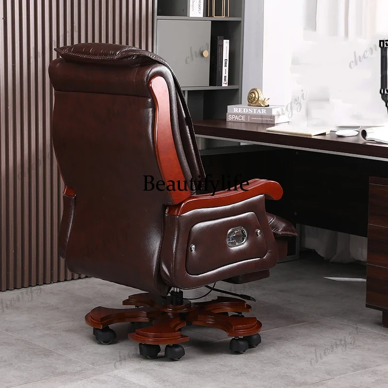 Leather Chair First Layer Cowh - Office Furniture First ulasan dan harga
