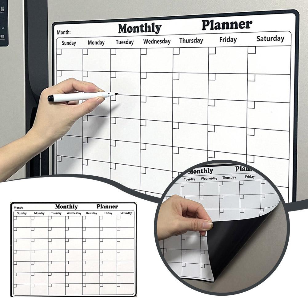 Stylish Magnetic Dry Erase Cal - Magnetic Whiteboard Calendar ulasan dan harga
