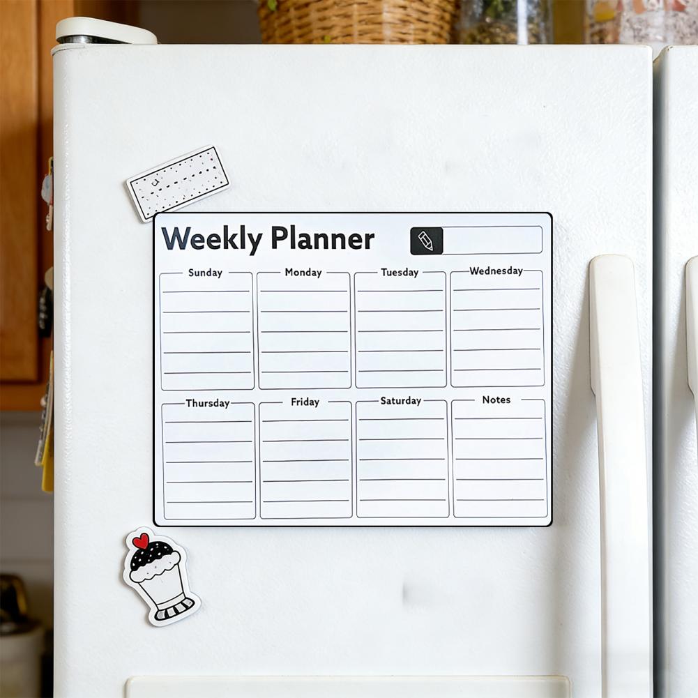 Reusable Monthly Calendar & We - Magnetic Whiteboard Calendar ulasan dan harga