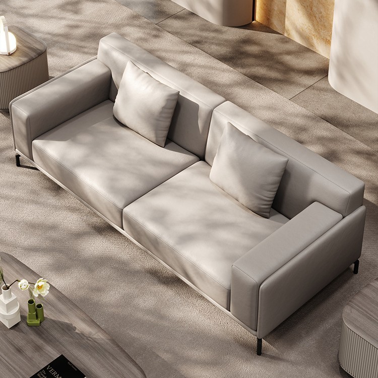 Leather office sofa combinatio - Office Furniture First ulasan dan harga