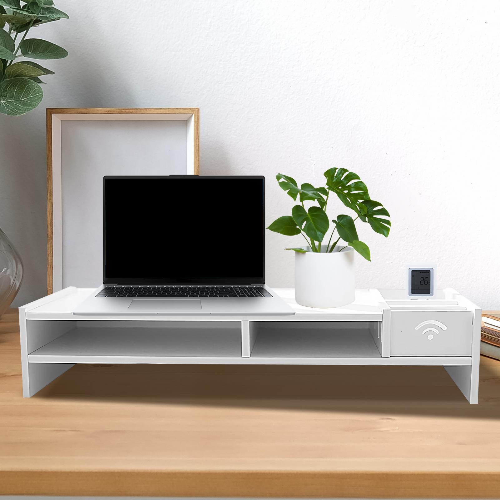 3-Tier Desk Organizer Shelf Fo - Gaming Desk With Hutch ulasan dan harga