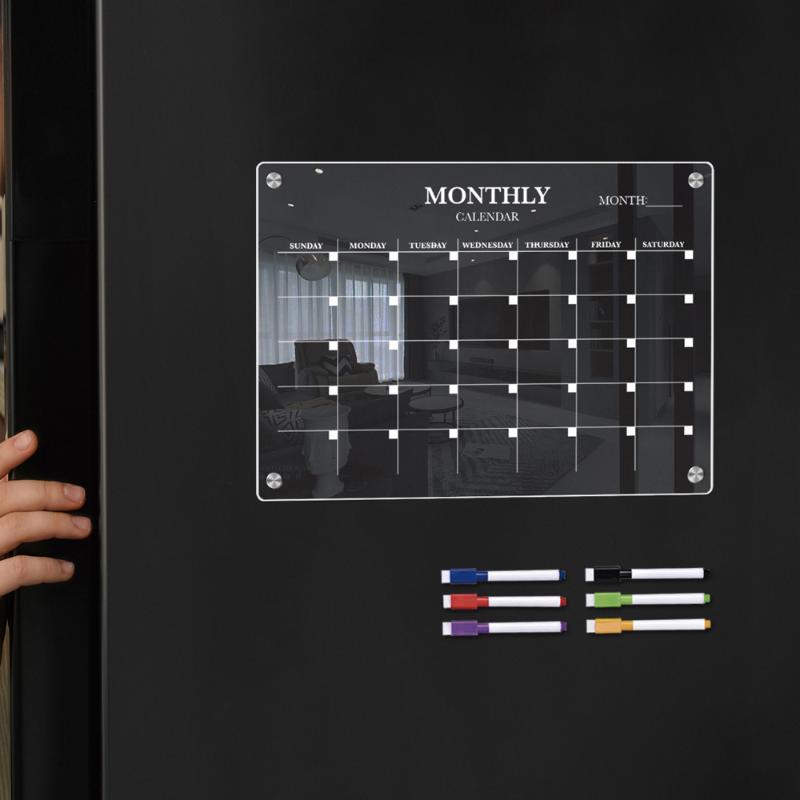 [k]Dry Erase Board Acrylic Mag - Magnetic Whiteboard Calendar ulasan dan harga