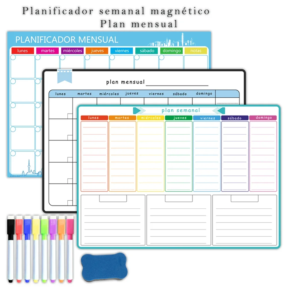 A3 Size Magnetic Weekly &month - Magnetic Whiteboard Calendar ulasan dan harga