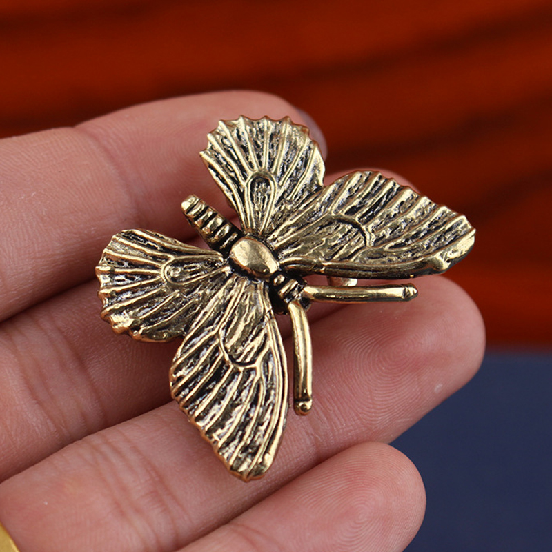 Brass Butterfly Statue, Insect - Work Office Furniture ulasan dan harga