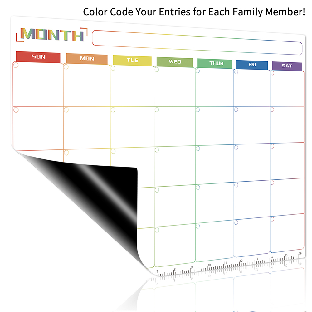 Magnetic Dry Erase Board Reusa - Magnetic Whiteboard Calendar ulasan dan harga