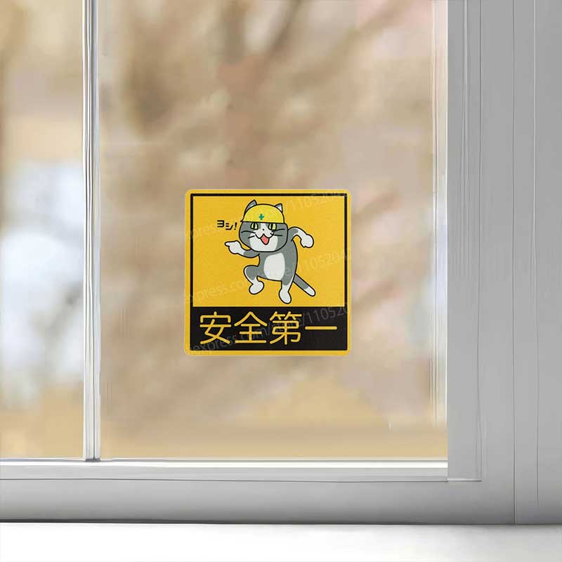 Japanese-Style Cat Safety Deco - Office Furniture First ulasan dan harga