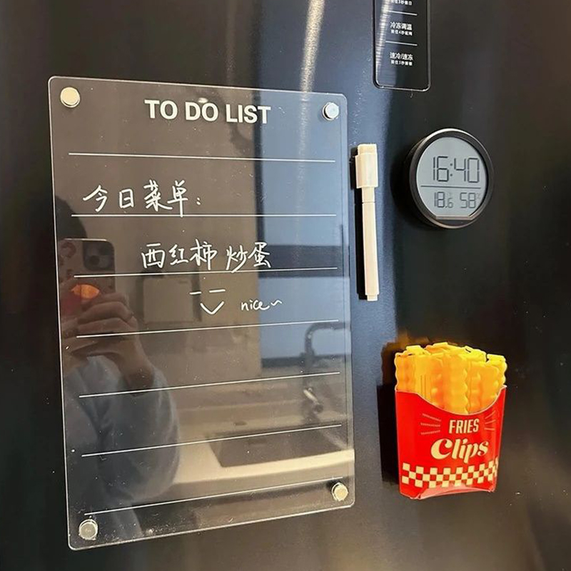 Fashion Acrylic Refrigerator M - Magnetic Whiteboard Calendar ulasan dan harga