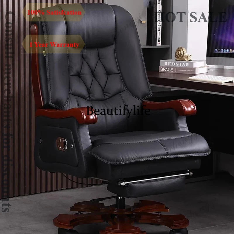 R134 Leather Chair First Layer - Office Furniture First ulasan dan harga
