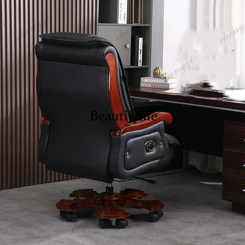 R134 Leather Chair First Layer - Office Furniture First ulasan dan harga