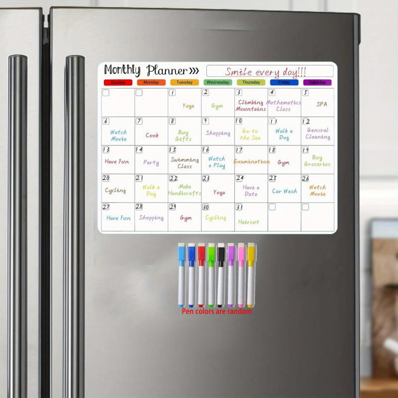 Large Size Magnetic Dry Erase  - Magnetic Whiteboard Calendar ulasan dan harga