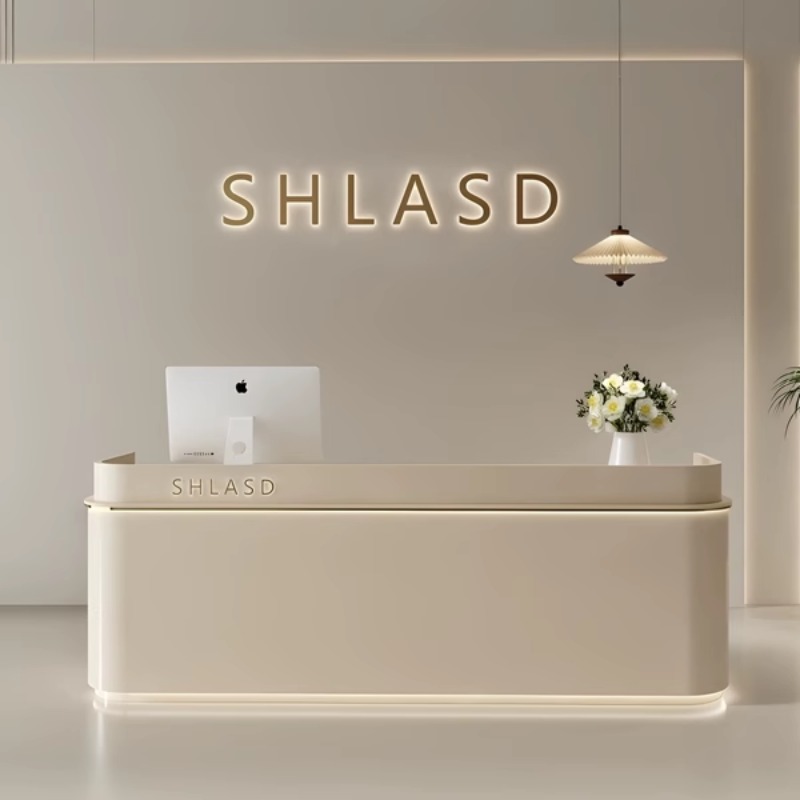 French Cream Style Reception D - Office Furniture Center ulasan dan harga