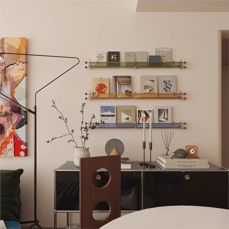 Wall Mounted Display Rack Book - Office Furniture Brand ulasan dan harga