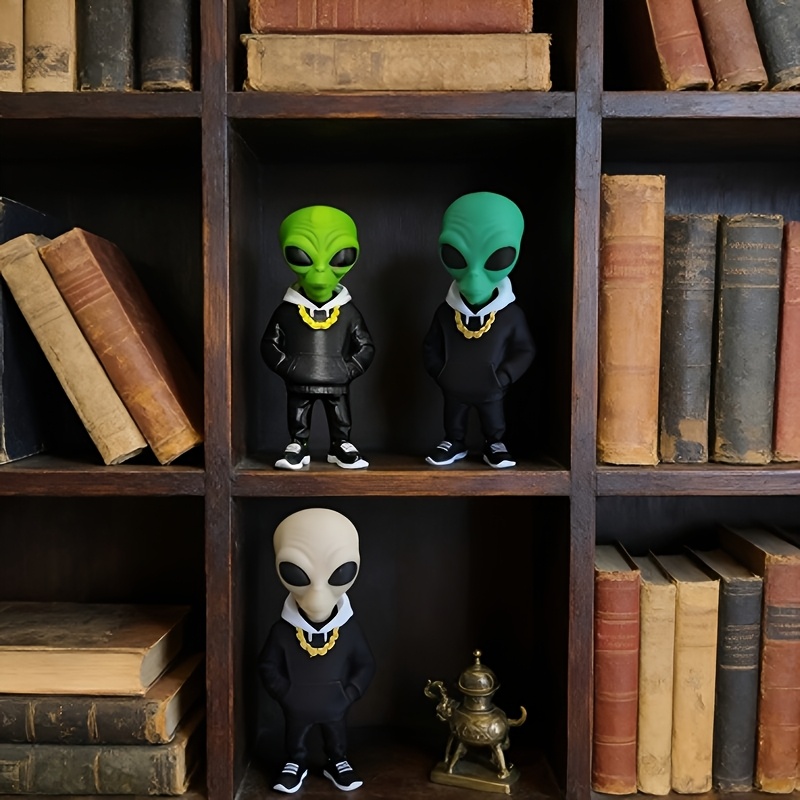1 Piece Green Alien Figure wit - Office Furniture Brand ulasan dan harga