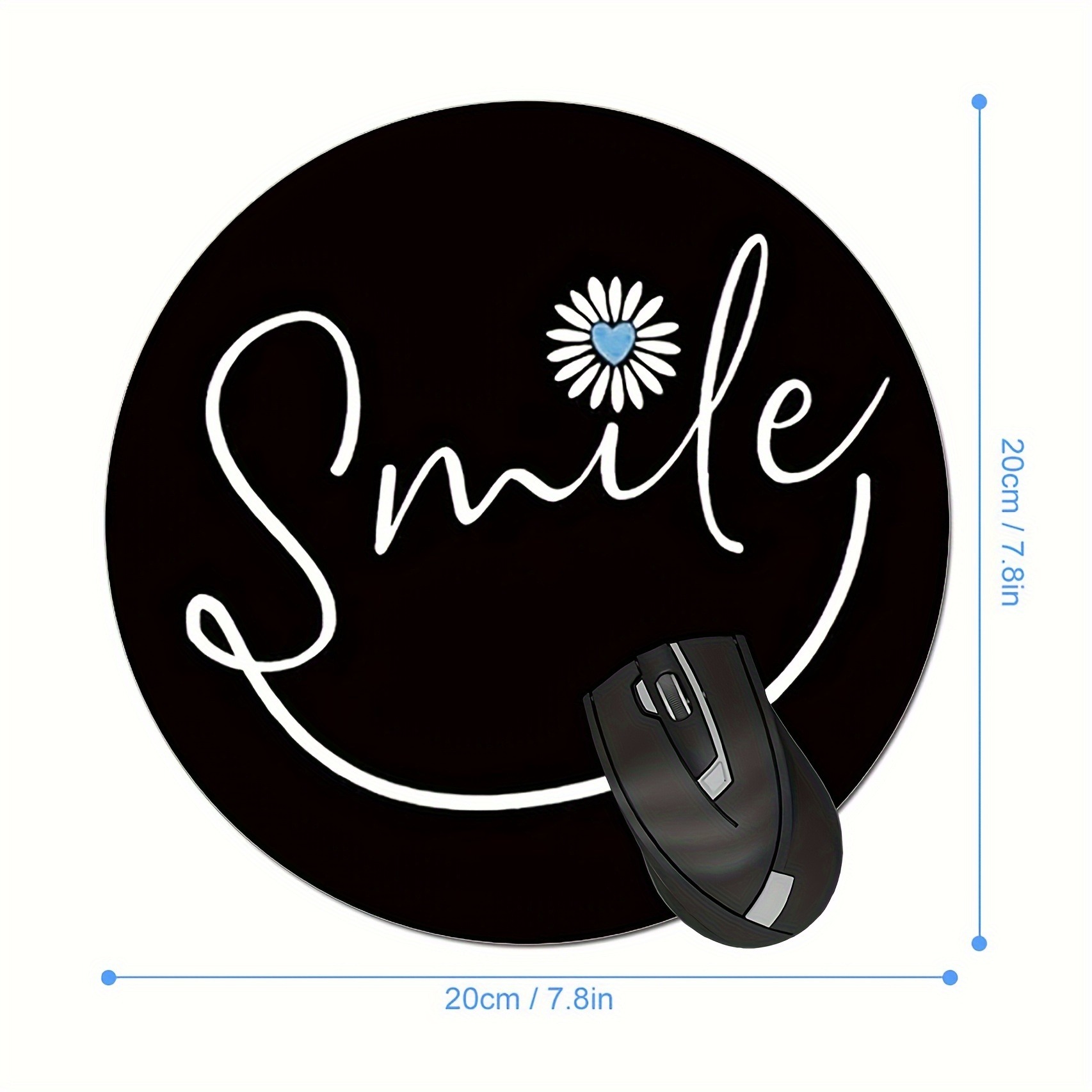 Smile pattern gaming mouse pad - Office Furniture Brand ulasan dan harga